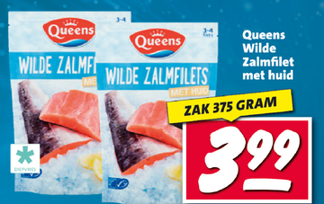 Aanbieding: Queens Wilde Zalmfilet met huid