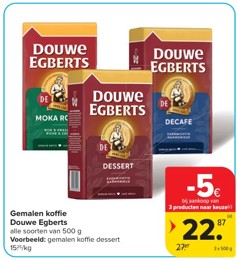 Promotie: Gemalen koffie