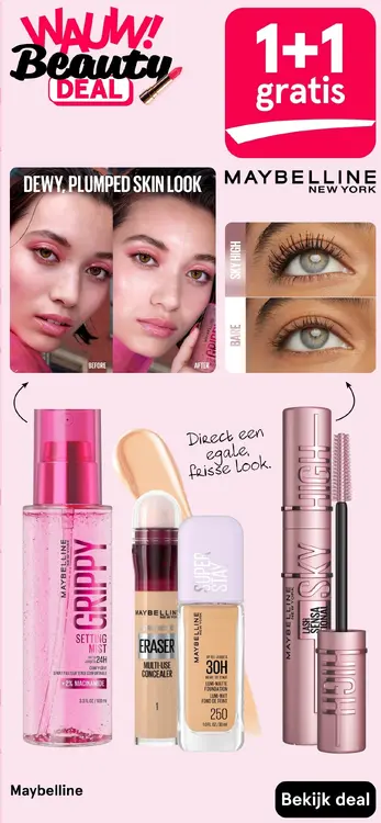 Aanbieding: Maybelline make-up