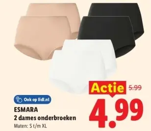 Aanbieding: dames onderbroeken