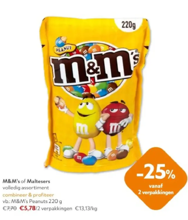 Promotie: M&M's Peanuts