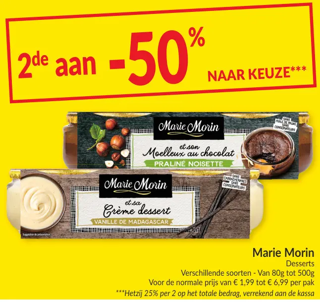 Promotie: Desserts