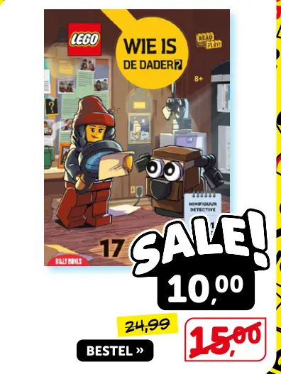 Promotie: Lego wie is de dader?