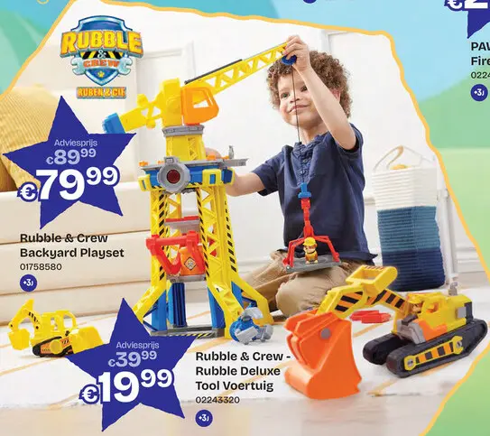Promotie: Rubble & Crew Backyard Playset
