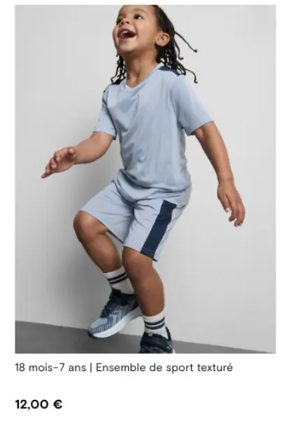 Offre: Ensemble de sport texturé