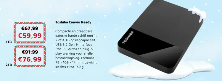 Aanbieding: Toshiba Canvio Ready