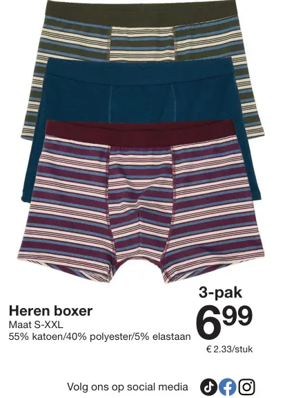 Promotie: Heren boxer