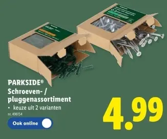 Promotie: Schroeven-/ pluggenassortiment