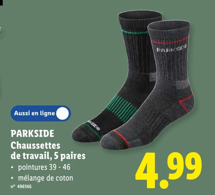 Offre: Chaussettes de travail