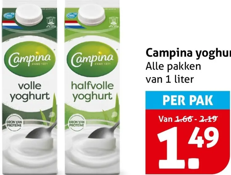 Aanbieding: Yoghurt