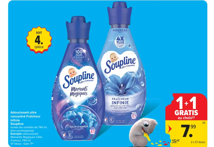 Offre: Adoucissant Moments Magiques Câlin d'amour