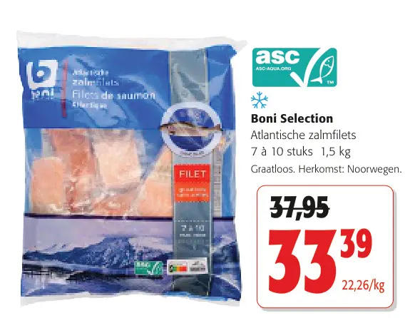 Promotie: Atlantische zalmfilets