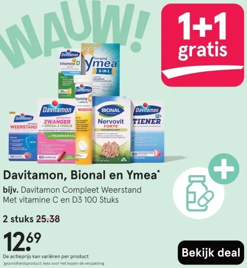 Aanbieding: Davitamon, Bional en Ymea