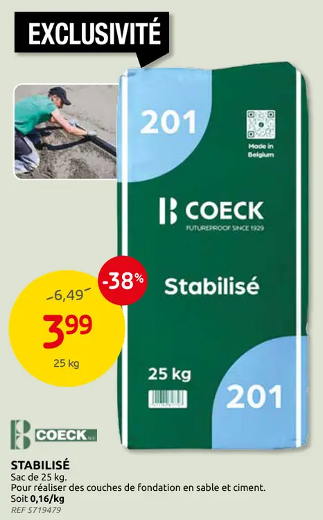 Offre: Stabilisé