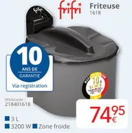 Offre: Friteuse