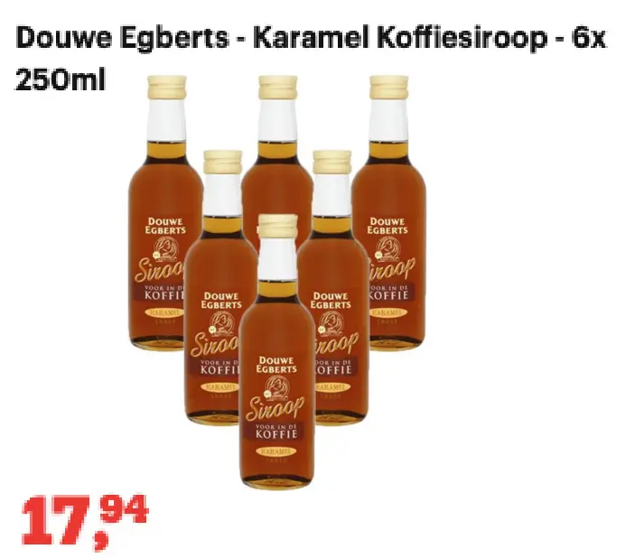 Aanbieding: Karamel Koffiesiroop