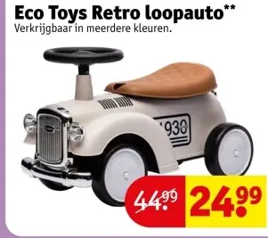 Aanbieding: Retro loopauto