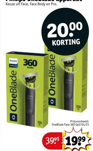 Aanbieding: Philips OneBlade apparaat