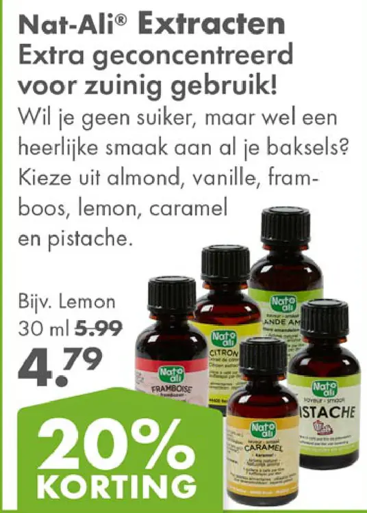 Aanbieding: Nat-Ali® Extracten