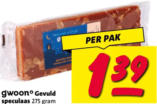 Aanbieding: Gevuld speculaas