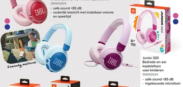 Aanbieding: Junior 320 Bedrade on-ear koptelefoon voor ki