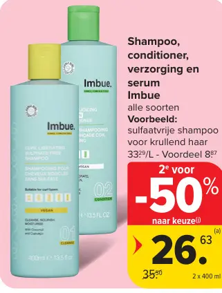 Promotie: Shampoo, conditioner, verzorging en serum