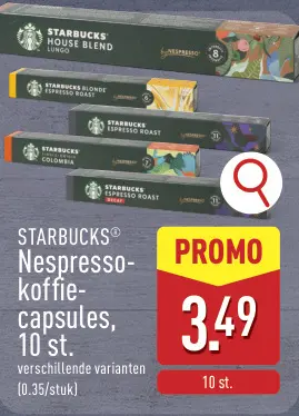 Aanbieding: Nespresso-koffie-capsules