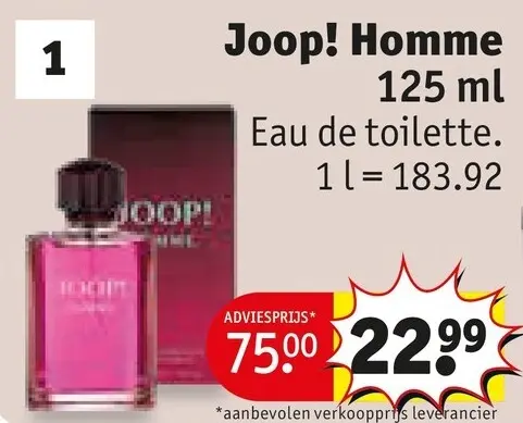 Promotie: Homme Eau de toilette