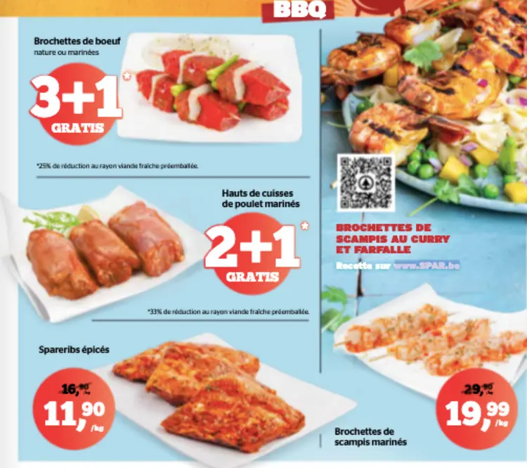 Offre: Spareribs épicés