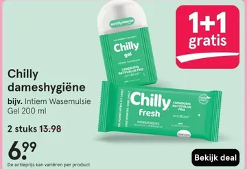 Aanbieding: Chilly dameshygiëne
