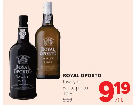 Offre: Royal Oporto tawny ou white porto