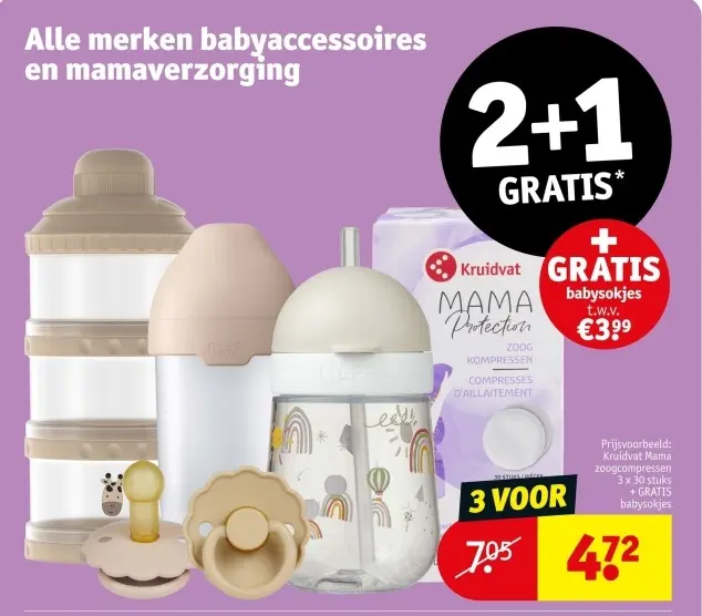 Aanbieding: Alle merken babyaccessoires en mamaverzorging