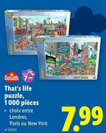 Offre: That's life puzzle