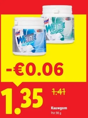 Aanbieding: Kauwgom