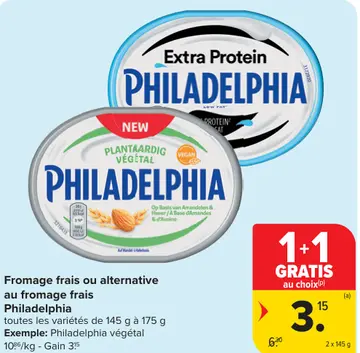 Offre: Fromage frais ou alternative au fromage frais