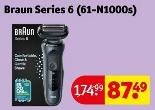 Promotie: Braun Series 6 (61-N1000s)