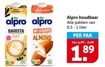 Aanbieding: Alpro houdbaar