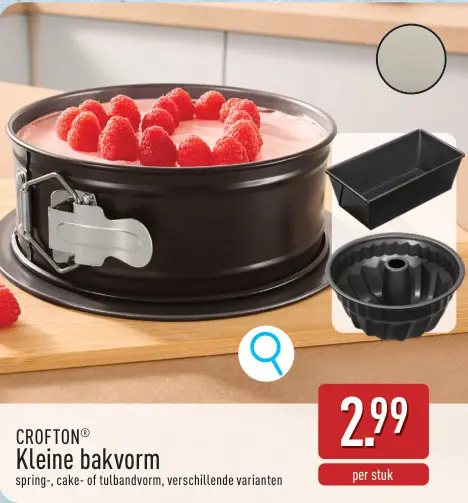 Promotie: Kleine bakvorm