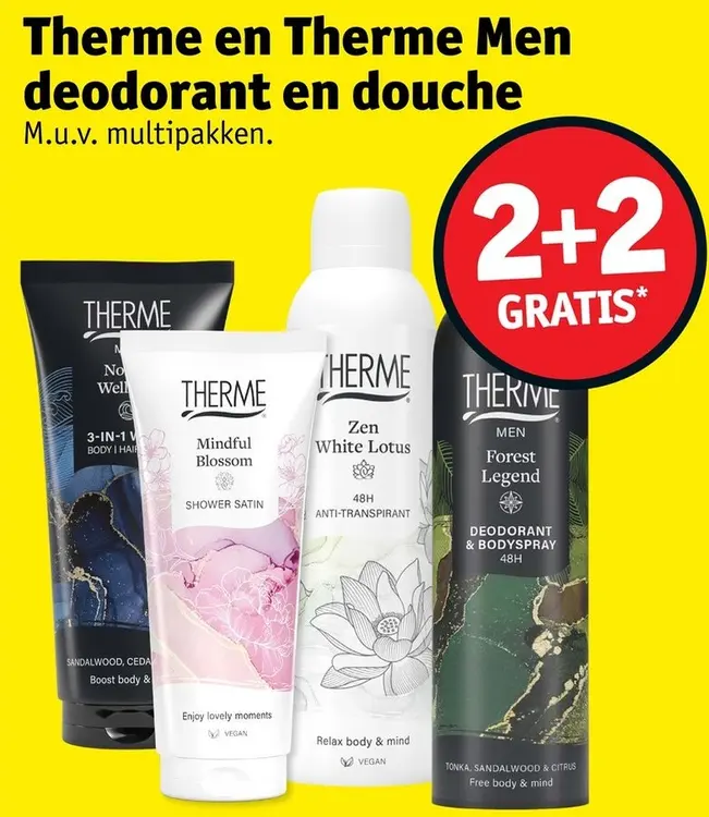 Promotie: Deodorant en douche