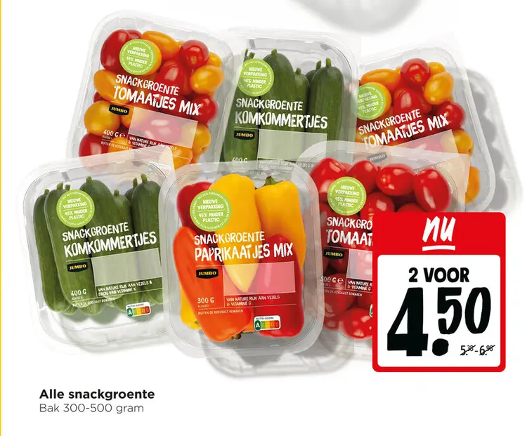 Aanbieding: Alle snackgroente