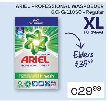 Aanbieding: Ariel professional waspoeder