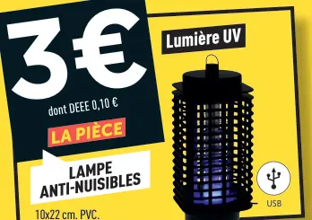 Offre: Lampe anti-nuisibles