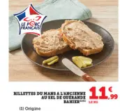Offre: Rillettes du mans a l'ancienne au sel de guer
