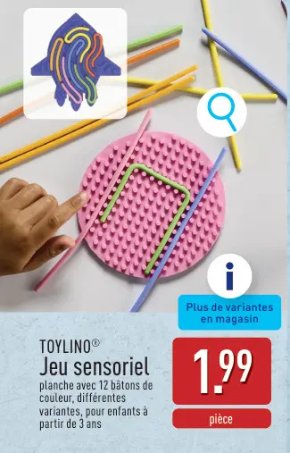 Offre: Jeu sensoriel