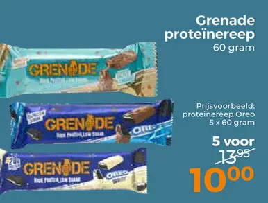 Aanbieding: Grenade proteïnereep