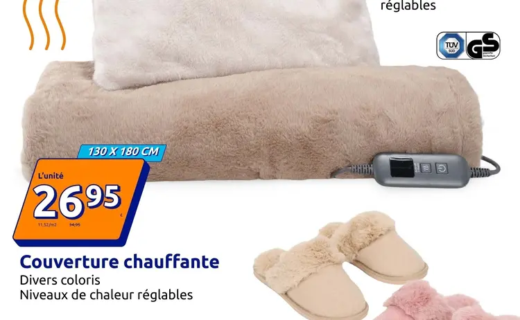 Offre: Couverture chauffante