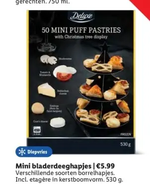 Aanbieding: Mini bladerdeeghapjes