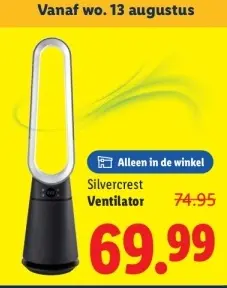 Aanbieding: Silvercrest Ventilator
