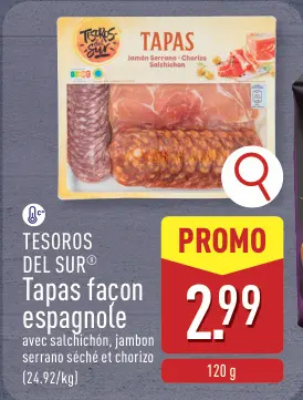 Offre: Tapas façon espagnole