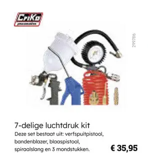 Aanbieding: 7-delige luchtdruk kit